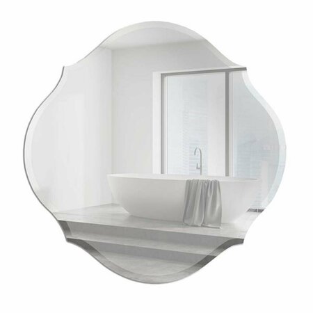 COMFORTCORRECT 30 in. Frameless Mirror, Silver CO2799617